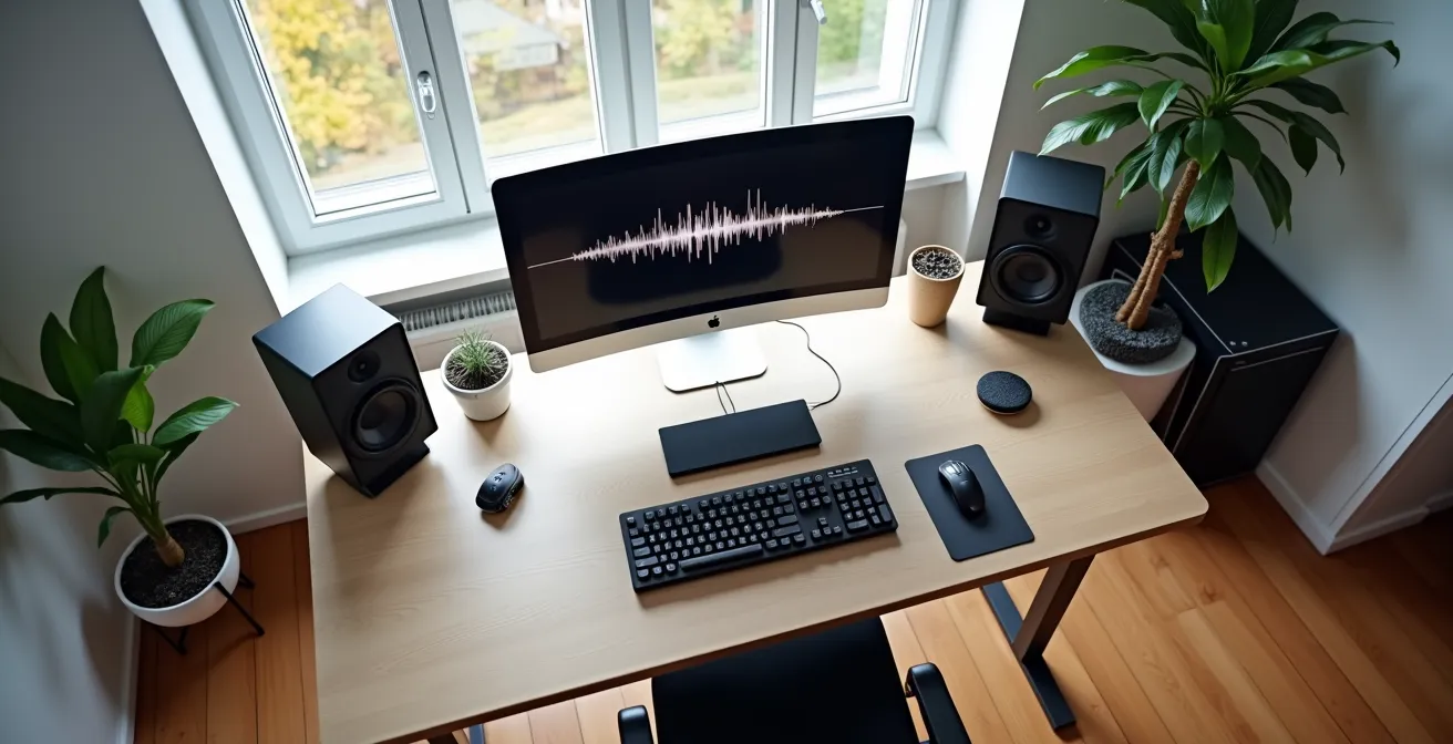 Arbeitsplatz mit optimiertem Plugin-Workflow