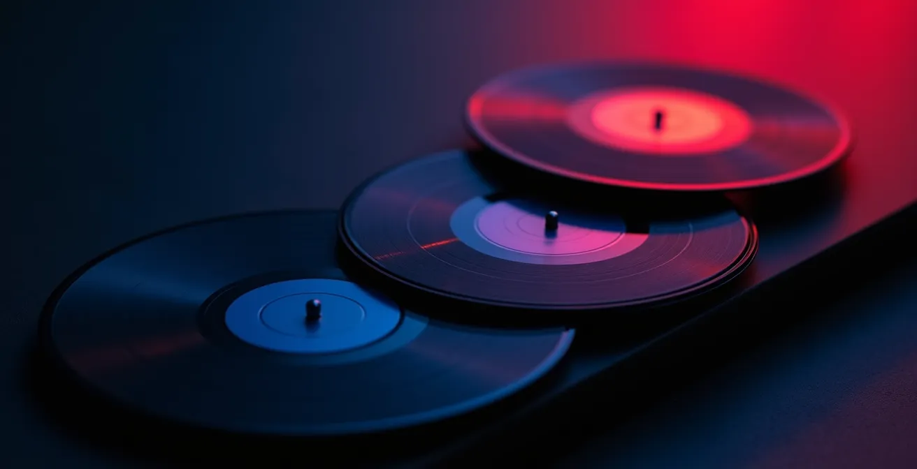 Abstrakte Darstellung einer Energie-Timeline mit verschiedenen Höhepunkten