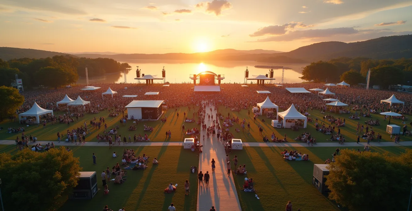 Festival als multisensorisches Gesamterlebnis mit verschiedenen Kunstformen