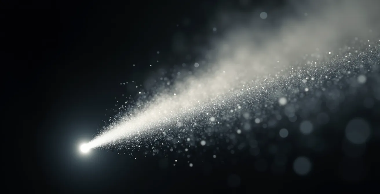 Verschiedene Haze-Dichten und ihre Auswirkung auf Lichtstrahlen-Sichtbarkeit