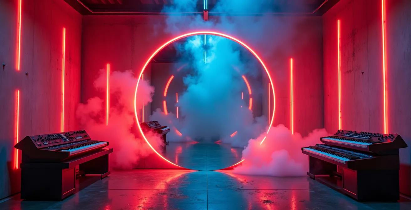 Interaktive Instagram-Fotoecke mit Berliner Underground-Ästhetik