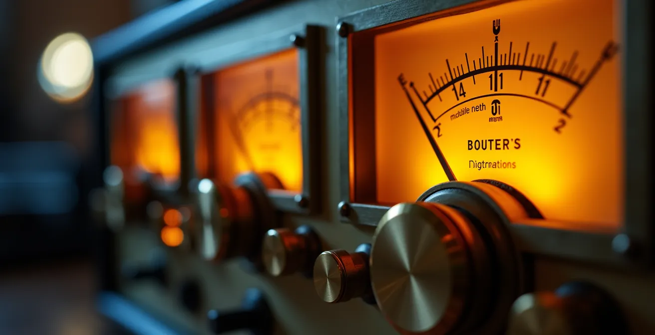 Visualisierung des Frequenzspektrums vor und nach dem Mastering-Prozess